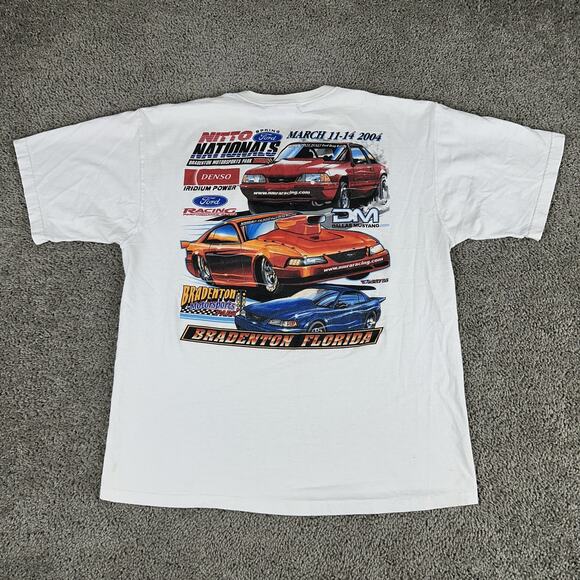 Vintage Nitro Nationals Shirt Mens XL Bradenton Motorsports Racing Cars 2004 - Picture 2 of 13
